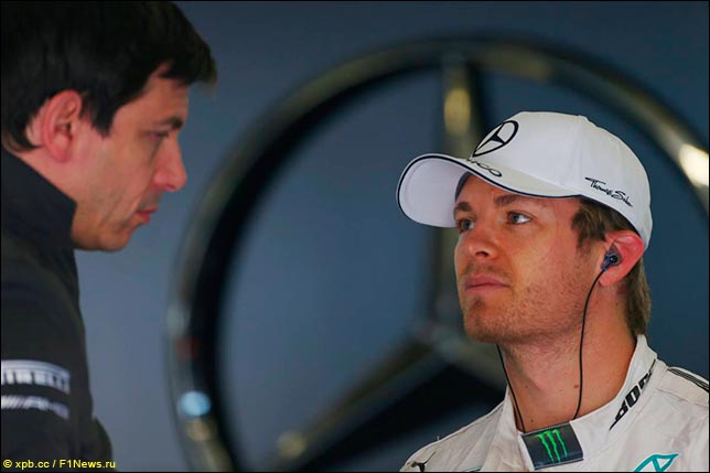 Тото Вольфф и Нико Росберг