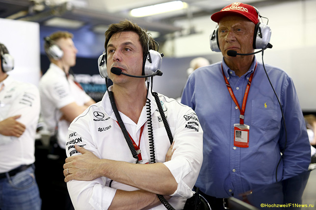 Тото Вольфф и Ники Лауда