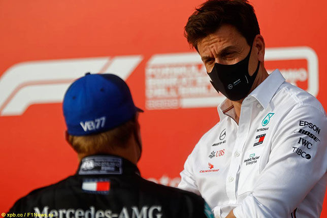 Тото Вольфф и Валттери Боттас 