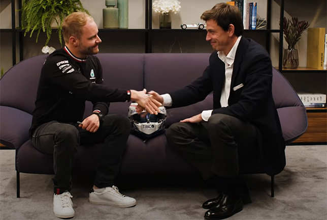 Валттери Боттас и Тото Вольфф